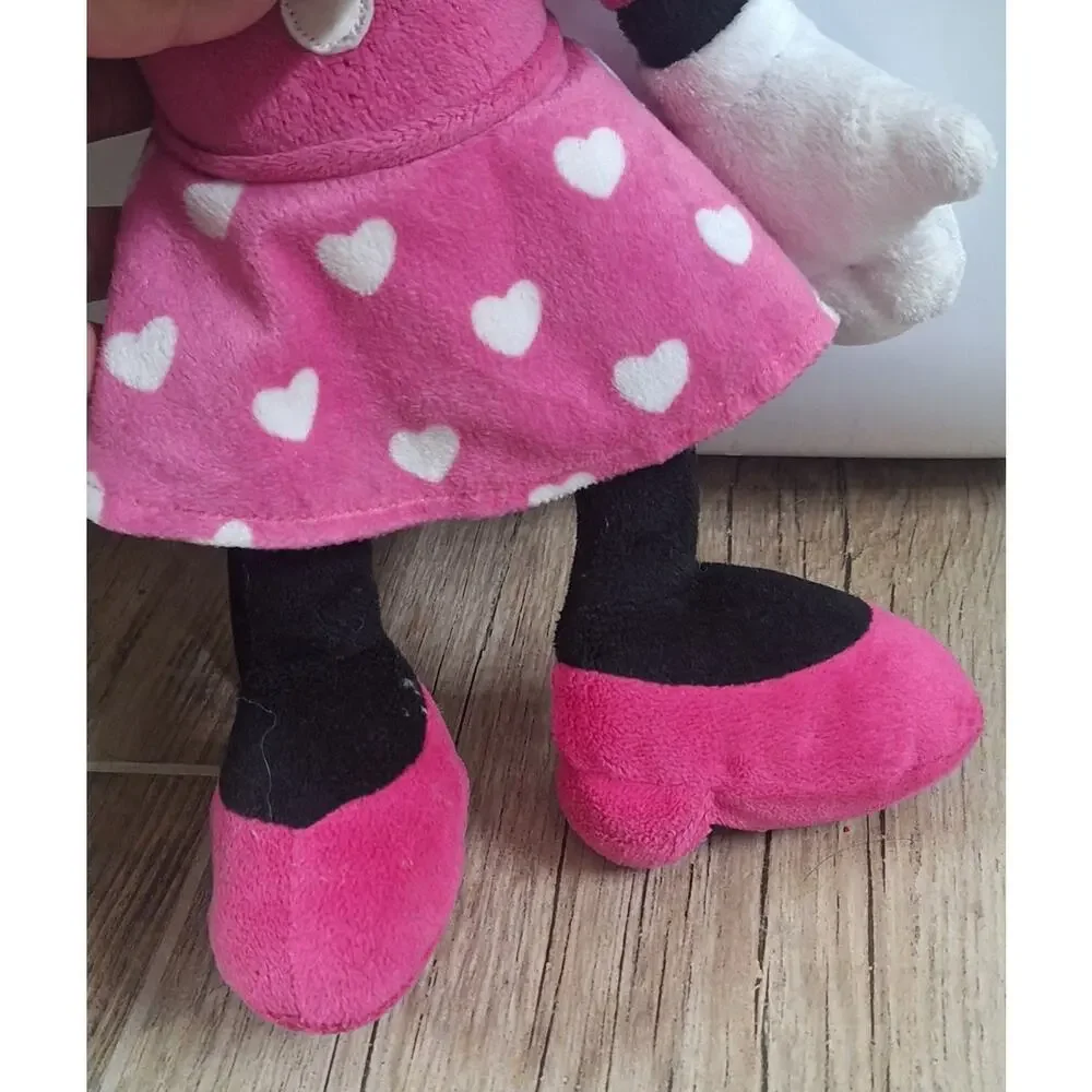 Minnie Mouse Kcare Valentines Talking Plush Toy in Pink and Black